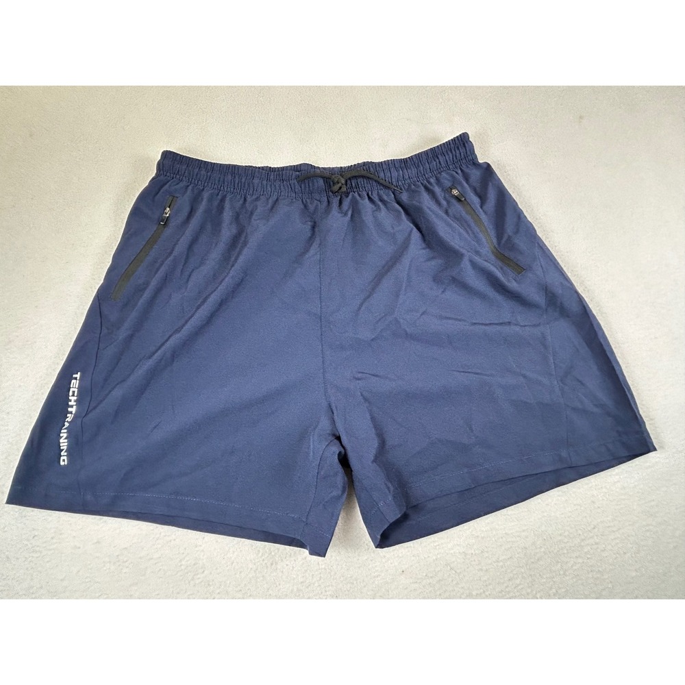 Techtraining Athletic Shorts Mens XXL Navy Blue Gorpcore